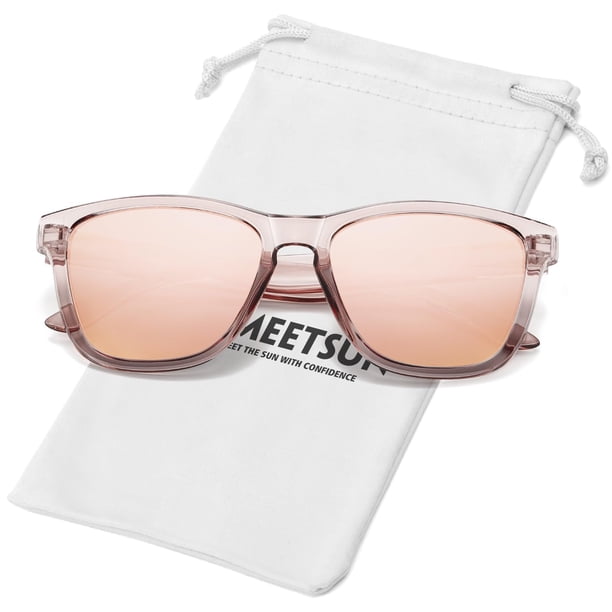 Gafas de sol MEETSUN polarizadas para mujeres y hombres con protección UV 100%