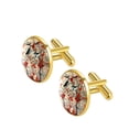 thumbnail image 2 of Tree Stainless Steel Cuff Links for Men, Versatile and Stylish Addition to Your Wardrobe, for Formal and Business Attire, 2 of 6