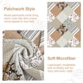 thumbnail image 6 of Davulos King Quilt Bedding Set ,Plaid Patchwork Quilt for King Bed 3 Pieces Reversible Microfiber Summer Bedspread Coverlet for All Season,110" x 96", 6 of 9