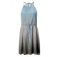 thumbnail image 5 of Mini vestido de verano para mujer con cuello redondo, informal, sin mangas, estampado, fluido, bohemio, playa Fridja  hjkh4906, 5 of 7