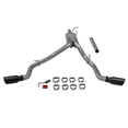 thumbnail image 2 of Flowmaster Exhaust System Kit 718100 FlowFX Cat-Back System; 409S Stainless Steel; With Muffler; 3 Inch Tube Diameter; Dual Exhaust With Dual Exit; Dual Side Exit; With Hardware And Hangers, 2 of 12