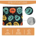 thumbnail image 3 of Halloween Black Pumpkin Table Runner Festive Fall Kitchen Dining Decor Premium Seasonal Tablecloth for Home & Party 13x72 Inch, 3 of 6