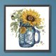 thumbnail image 1 of Pintura de diamante 5D DIY taladro parcial girasol decoración del hogar arte artesanal (XD093) Hugtrwg Para estrenar, 1 of 9