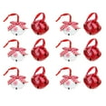 thumbnail image 6 of FRCOLOR 12Pcs Christmas Iron Bell Ornaments Decorative Pendant for Tree and Home, 6 of 10