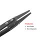 thumbnail image 3 of Pinzas de Precisión Anti-Estáticas ESD de Unique Bargains, Pinzas de Punta Plana de Acero Inoxidable para Electrónica de Manualidades 2Pcs, 3 of 3