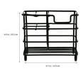 thumbnail image 2 of RENACLIPY Black Stainless Steel Toothbrush Holder Stand for Bathroom Countertop Storage and Organization, and Rust-Resistant, 2 of 8