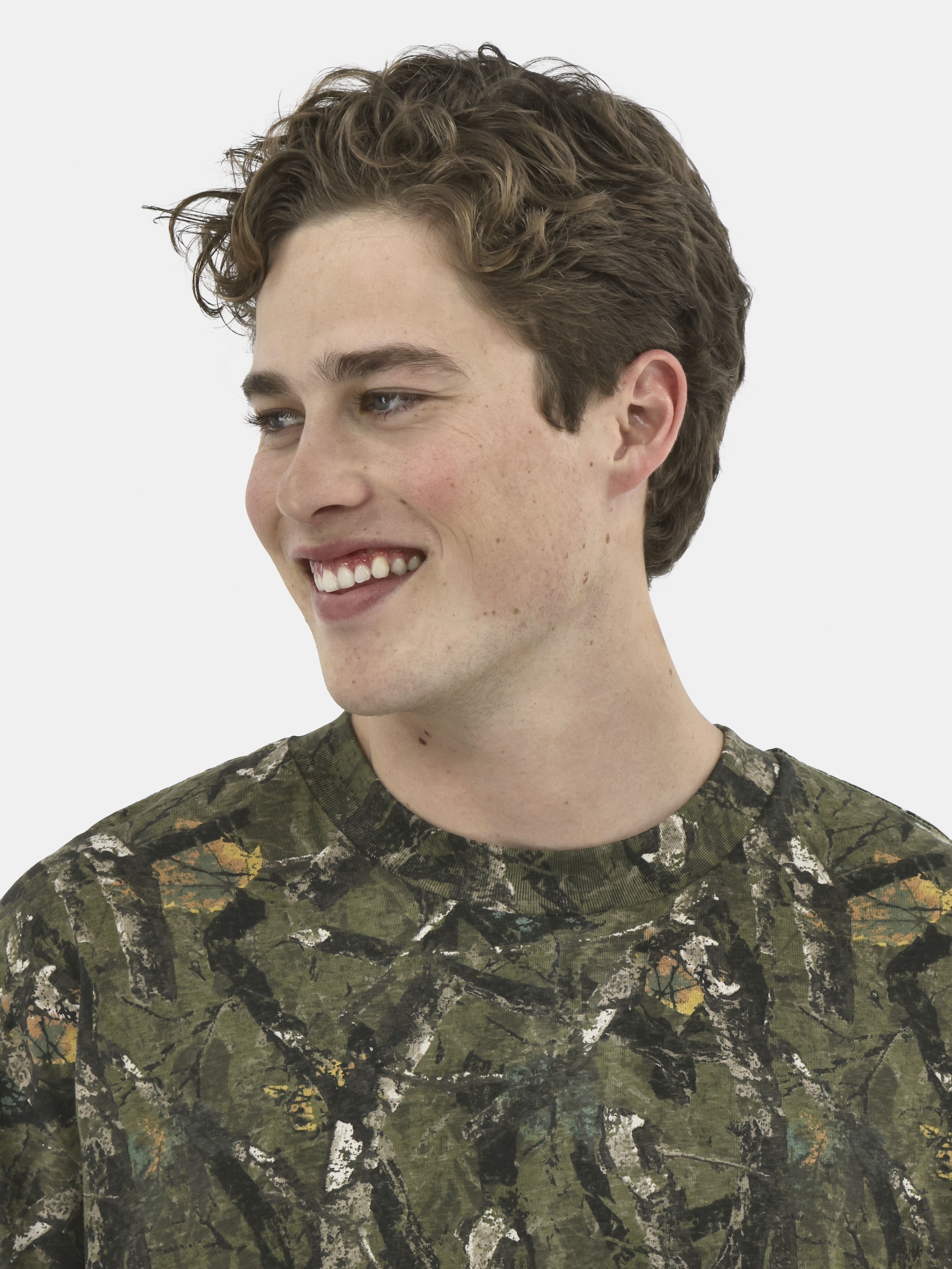 No Boundaries Cotton Oversized Cropped Tee with Short Sleeves, Men's and Big Men's XS-5XL