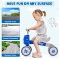 thumbnail image 6 of Gymax Baby Balance Bike Ride on Toys w/ Silent Wheels & PU Seat Linked Rotating Eyes, 6 of 10