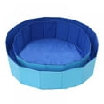thumbnail image 4 of Foldable Pet Bath Tub for Small to Large Sized Dogs Outdoor PVC Swimming Bathing Tub Kiddie Pool for Dogs and Cats and Kids, 4 of 10