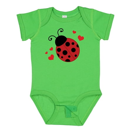 

Inktastic Lady Bug and Hearts Gift Baby Girl Bodysuit