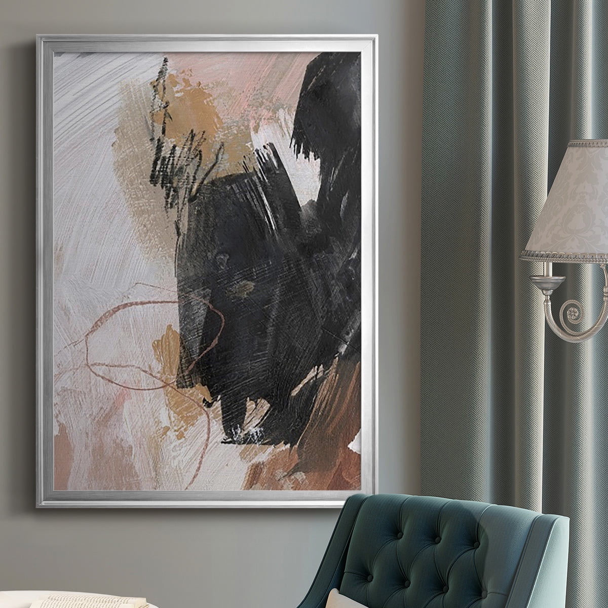 Unbleached Neutrals III Premium Framed Print - Ready to Hang