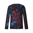 thumbnail image 4 of Nmnitkp Long Sleeve Shirt Trendy and Fashionable Graphic Men's Long Sleeve Shirt Round Neck Cross Print Pullover Top ​​​​​​​​​​​High-Quality and Healthy Fabric Men's Long Sleeve Shirt （Plus Size）, 4 of 5