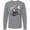 Athletic Heather, variant on Halloween Trick or Treating Cute Grim Reaper Long Sleeve T-Shirt