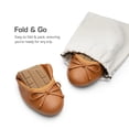 thumbnail image 3 of DREAM PAIRS Bailarinas Plegables para Mujer Marrón Talla 9.5, 3 of 8