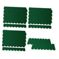 thumbnail image 3 of Lámina de fieltro para casa de muñecas, tejas de madera para techo, corte y costura de fieltro grueso, tela Verde, 3 of 9