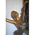 thumbnail image 3 of Nifao Ballet Dancer Performing on Stage Bronze Statue – Outdoor Garden Decor Sculpture, 45"L x 27"W x 71"H, 3 of 12