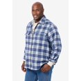 thumbnail image 2 of KingSize Men's Big & Tall Brawny Zip Up Shirt Jacket, 2 of 4