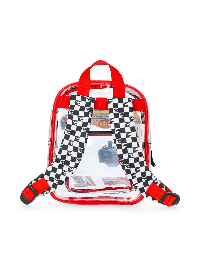 hot wheels mini backpack 35L Racing Sale Perfect for Hot Wheels enthusiasts Hot Wheels Boys Clear Mini