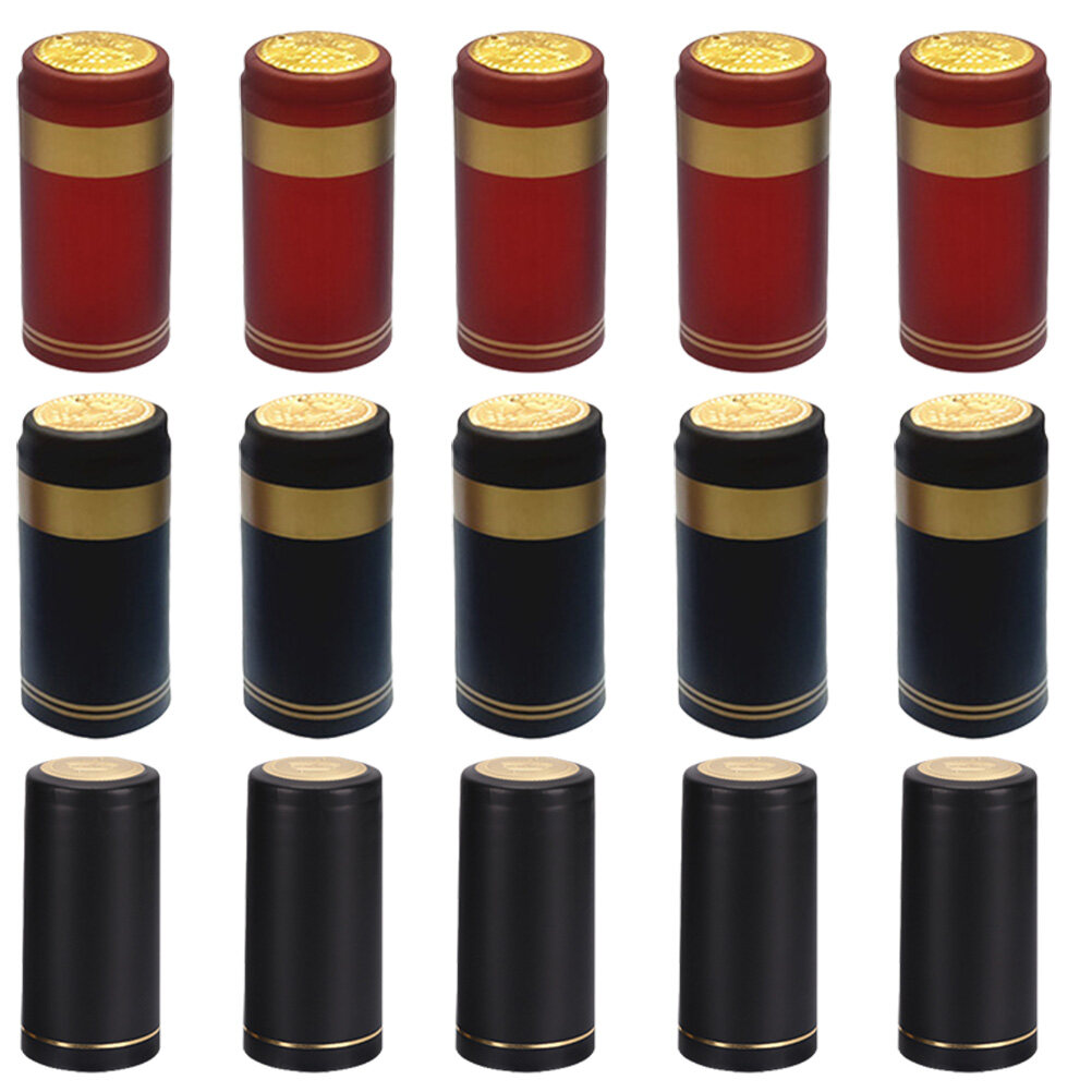 Hemoton 150pcs Convenient Heat Shrink Film Sealing Wine Bottle Film