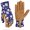 Dark Blue, variant on HOMEIORA Leather Gardening Gloves for Women - Working Gloves for Weeding, Digging, Planting, Raking and Pruning, M, 1 Pair