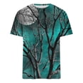 thumbnail image 4 of DPTALR T-Shirt Décontracté à Col Rond pour Hommes, Manches Courtes, Imprimé, 4 of 5