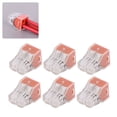 thumbnail image 3 of 100 piezas pct bloque de terminales de conexión ráspida conector de cable de terminal surtido de terminales cable flexible duro conexión de construcción universal, 3 of 7