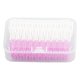 thumbnail image 1 of 200 Pcs Disposable Interdental Brushes Soft Silicone Dental Floss Cleaning Toothpicks for Oral Care Purple, 1 of 4