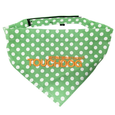 UPC: 0810010817013 | Touchdog  Bad-to-the-Bone  Polka Patterned Fashionable Velcro Bandana