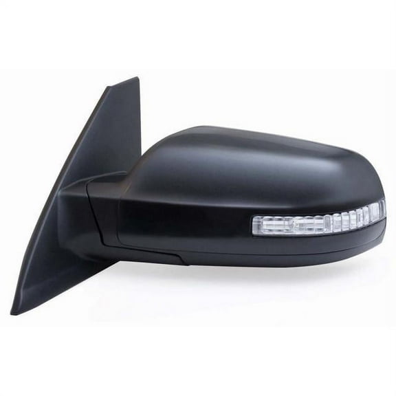 K Source Mirror - Nissan Altima Coupe, blk, PTM cover, signal, fold, LH, Power (08-13)
