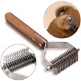 thumbnail image 1 of Undercoat Brush Curry Comb Trimmer For Dogs, 1 of 4