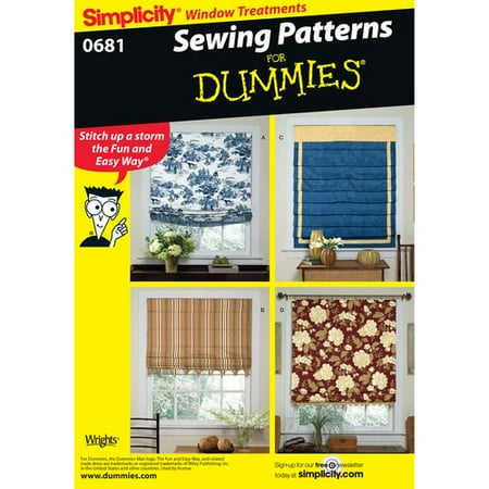 Simplicity Creative Center Window Treatments Pattern, 1 Each