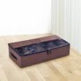 thumbnail image 3 of Conteneurs de Rangement sous le Lit Qwtwty 2 Pcs Boîte à Chaussures Pliable Compartiment Sac de Rangement Tissu Épais Transparent Boîte de Rangement en Liquidation, 3 of 3