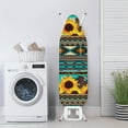 thumbnail image 3 of HELLHERO Extra Thick Ironing Board Cover, 15x54 Ironing Board Cover, Resist Scorching and Staining, Elastic Edges, Sunflowers Tribal Style, 3 of 5