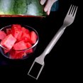 thumbnail image 4 of Tenedor De Sandía Cortador de frutas multifuncional, tenedores de frutas de acero inoxidable, utensilios de cocina Libre de BPA, 4 of 9