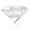 White, variant on Suodoka Nail Art Display Glass Crystal Diamond Hand Model Shoot Ornament Accessories, 2.36 in / 60 mm, White