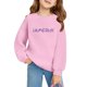 thumbnail image 1 of Moonsky Sudadera de cuello redondo Pop De-on - Sudadera de manga larga con estampado del cantante HUNTR/X - Sudadera de cuello redondo y manga larga para hombre y mujer Rosa 130, 1 of 4