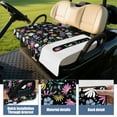 thumbnail image 4 of Flowers Pattern 51" x 31" Golf Cart Seat Protector, Front Bench Cover Fits Most Popular Brands Including Icon & Tomberlin, 4 of 8