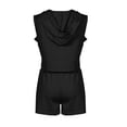 thumbnail image 7 of cfhntfmh Trakcsuit for Women Two Piece Set Sleeveless Hoodie Crop Sweatshirt Shorts Athletic Jogger Outfits, 7 of 7
