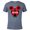 Denim Snow Heather, variant on Disney Mickey Mouse NEPHEW Holiday Family - Short Sleeve Blended T-Shirt for Adults - Customized-Yellow