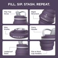 thumbnail image 5 of Collapsible Water Bottle | 25oz, 5 of 11