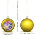 1PCS Cartoon My Little Pony Goldenstyle Anime Christmas Tree Hanging