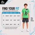 thumbnail image 7 of RBX Boys Athletic Outfit Shorts Set Short Sleeve Shirts Dry Fit Sleeveless Jersey & Shorts 3 Piece, 7 of 7