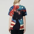 thumbnail image 5 of HEILAU 4th of July Shirts for Women Plus Size Independence Day American Flag Graphic Tees Patriotic Summer 2025 Funny T Shirt Stripes Print Tee Tops Patriotic T Shirts, 5 of 6
