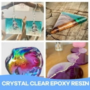 Omewoold Epoxy Resin, 1 Gallon Crystal Clear Epoxy Resin Kit Casting Resin for Art Coating Casting Jewelry DIY River Table Countertop Tumbler Wood Canvas