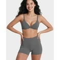 thumbnail image 5 of Nimiah Womens Biker Shorts, Workout Shorts Scrunch Butt Lifting Compression Gym Running Yoga Shorts,Gray, 5 of 5