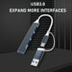thumbnail image 5 of Extensiones de Miniconcentrador Usb onlyliua Liquidación de Rebajas de Hoy Concentrador Usb 3.0 en 4 Terminales, 5 of 7