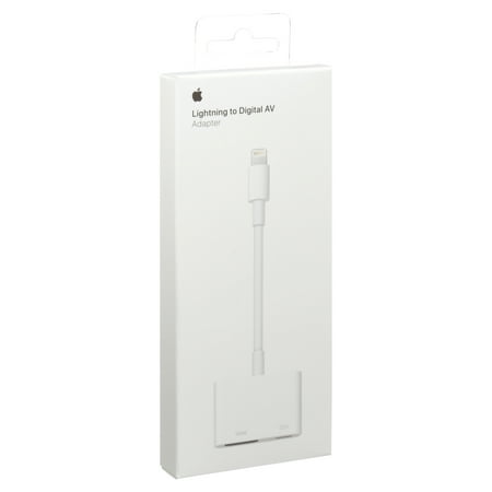 Apple - Lightning Digital A/V Adapter - White