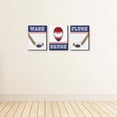 thumbnail image 3 of Big Dot of Happiness Shoots and Scores - Hockey - Kids Bathroom Rules Wall Art - 7.5 x 10 inches - Set of 3 Signs - Wash, Brush, Flush, 3 of 8