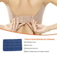 thumbnail image 2 of Maoww Rallonge de Bretelle de Soutien-Gorge Boucle 4 Crochets Accessoires Pratiques Respirants Réglables Remplacement 3 Rangées sous-Vêtements Bleu Profond, 2 of 5