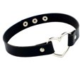 thumbnail image 2 of Qarigey Collar de cuero para mujer, cuello en forma de corazón, gargantilla de PU ajustable, estilo punk, joyería para el cuello, negro Ropa, zapatos y accesorios Miscelánea Negro 40x1.8 cm Qarigey AP1356-01B, 2 of 6